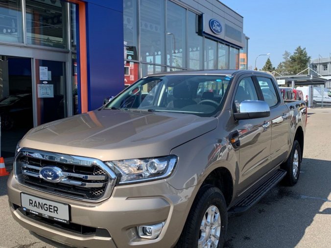 Ford Ranger, Double Cab XLT, Dvojkabina, 2.0 EcoBlue 125 kW/170 k, 6st. manuální, 4WD, barva stříbrná