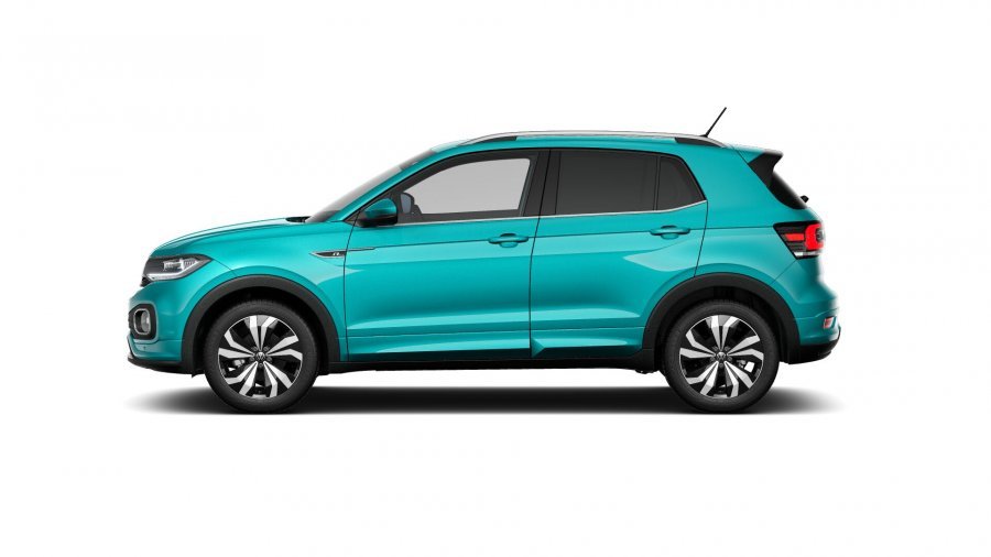 Volkswagen T-Cross, T-Cross Style 1,0 TSI 81 kW 7DSG, barva tyrkysová