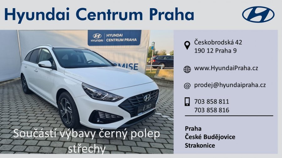 Hyundai i30, 1,5i CVVT 81 kW (95 NAT) 6 st. man, barva bílá