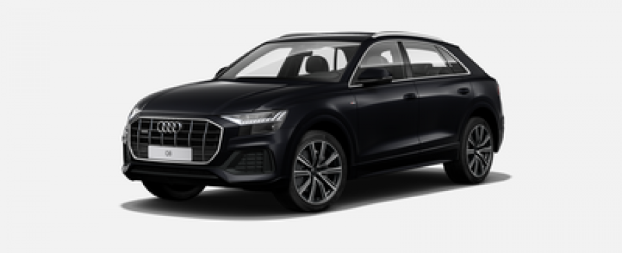 Audi Q8, 45 TDI 170 kW quattro, barva černá