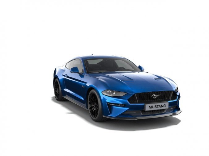 Ford Mustang, liftback, MUSTANG V8 GT Fastback 5,0 GT 330 kW / 449 k 10st. automatic, barva modrá