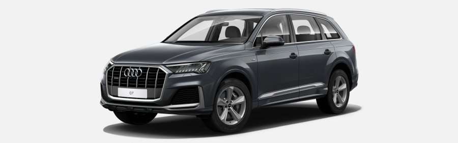 Audi Q7, Q7 S line 50 TDI quattro, barva šedá