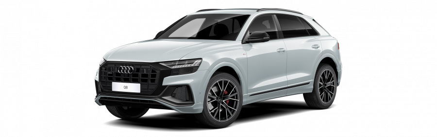 Audi Q8, Q8 50 TDI quattro, barva bílá