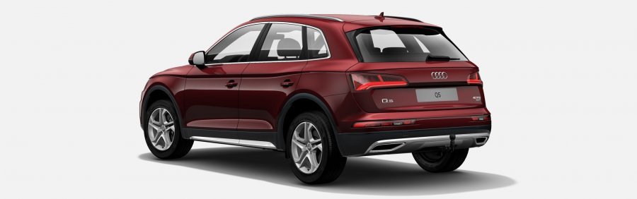 Audi Q5, Q5 Design 40 TDI 140 kW q, barva červená