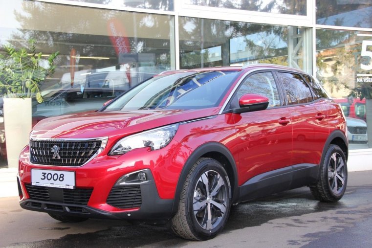 Peugeot 3008, ACTIVE 1.2 PureTech 130 S&S EA, barva červená