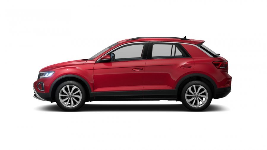 Volkswagen T-Roc, T-Roc Life 1,5 TSI 110 kW 7DSG, barva červená