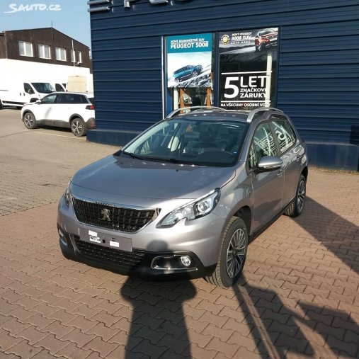 Peugeot 2008, ACTIVE 1.2 PureTech 82k, barva šedá