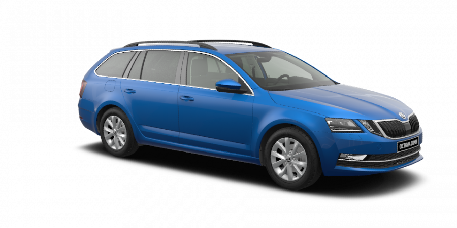 Škoda Octavia, 1,5 TSI 110 kW 6-stup. mech., barva modrá