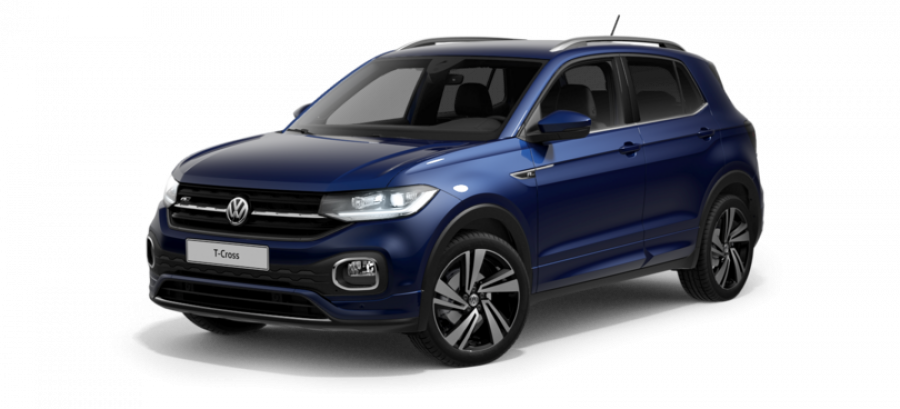 Volkswagen T-Cross, Style 1.0 TSI 85 kW 7DSG, barva modrá