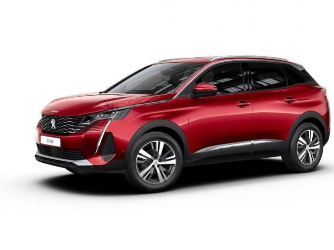 Peugeot 3008, ALLURE PACK S&S EAT8 1,2 PureT, barva červená