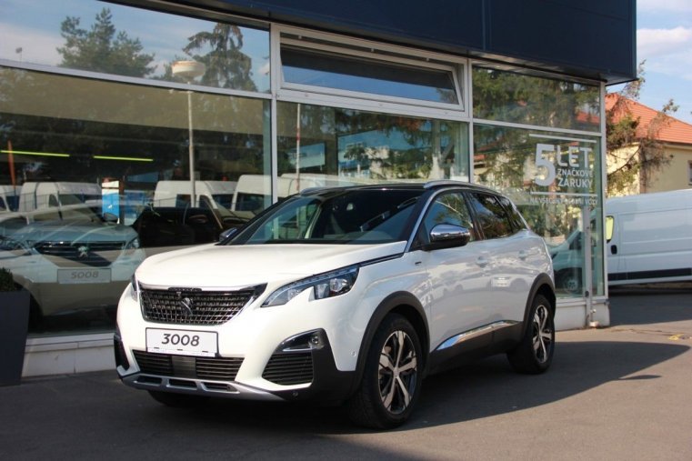 Peugeot 3008, GT 2,0 BlueHDI 180k EAT8, barva bílá