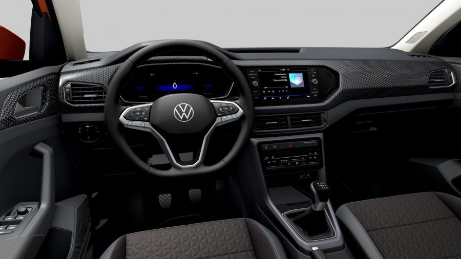 Volkswagen T-Cross, T-Cross Style 1,0 TSI 81 kW 6G, barva oranžová