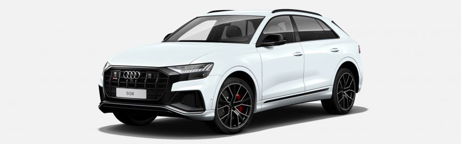 Audi Q8, S TDI 320 kW quattro, barva bílá