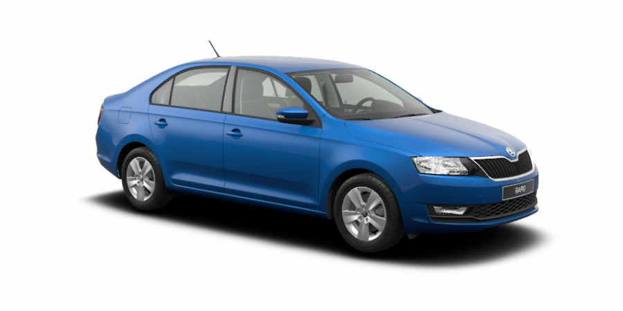 Škoda Rapid, 1,0 TSI 81 kW 6-stup. mech., barva modrá