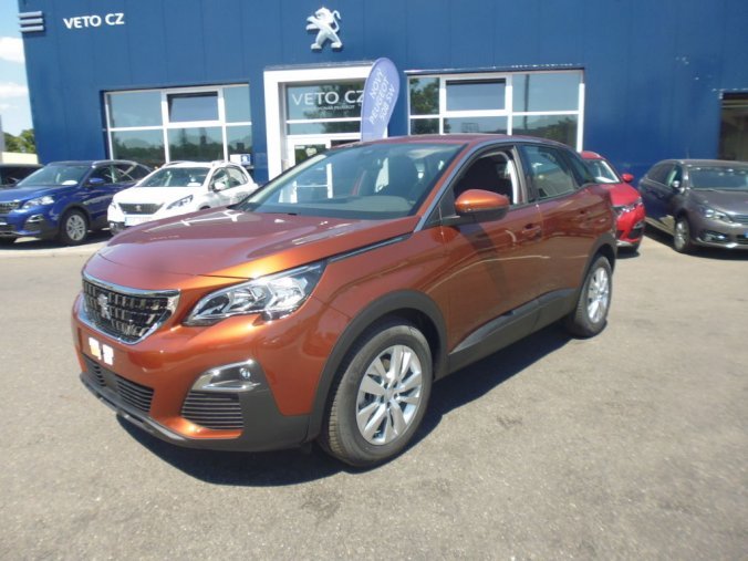 Peugeot 3008, ACTIVE 1,2 PureTech 130k MAN6 + MirrorLink, barva oranžová