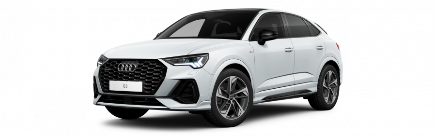 Audi Q3 Sportback, Q3 SB S line 45 TFSI 180 kW q, barva bílá