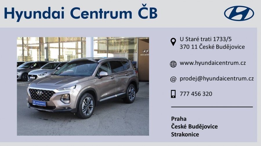 Hyundai Santa Fe, 2,2 CRDi e-VGT 147 kW (diesel) 8 st. aut 4×4, barva bronzová