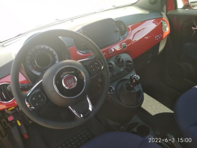 Fiat 500, 1.0 BSG 70k Cult, barva červená