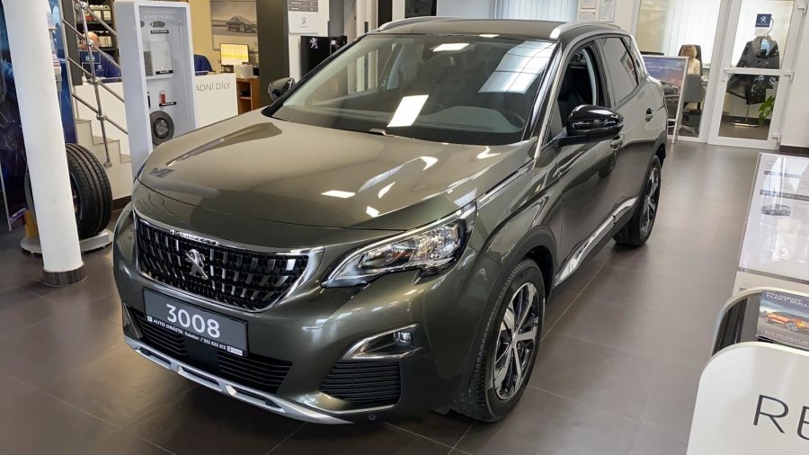 Peugeot 3008, ALLURE 1.2 PureTech 130k NAVI, barva šedá