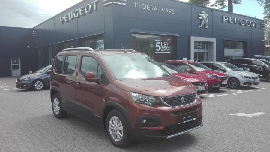 Peugeot Rifter, ALLURE 1.5 BlueHDi 103k EAT8, barva oranžová