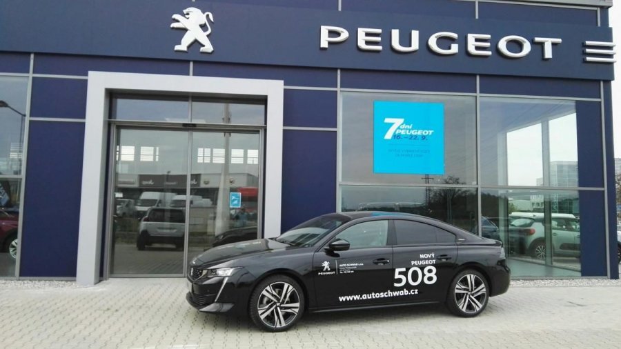 Peugeot 508, GT LINE BlueHDi 160 AUT8, barva černá