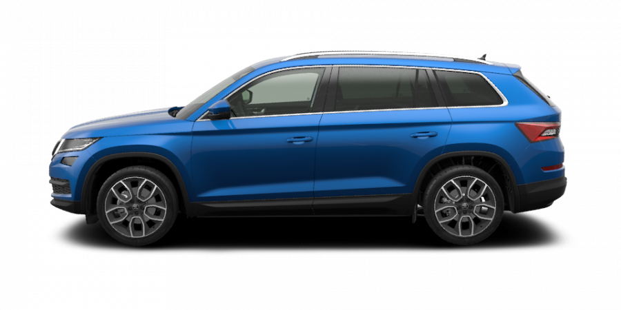 Škoda Kodiaq, 2,0 TDI 110 kW 6-stup. mech. 4x4, barva modrá