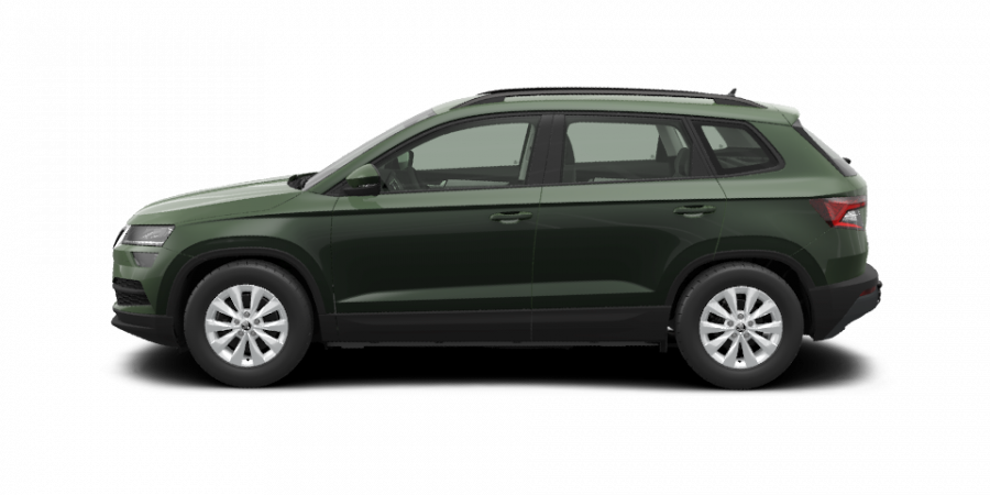 Škoda Karoq, 1,0 TSI 85 kW 6-stup. mech., barva zelená