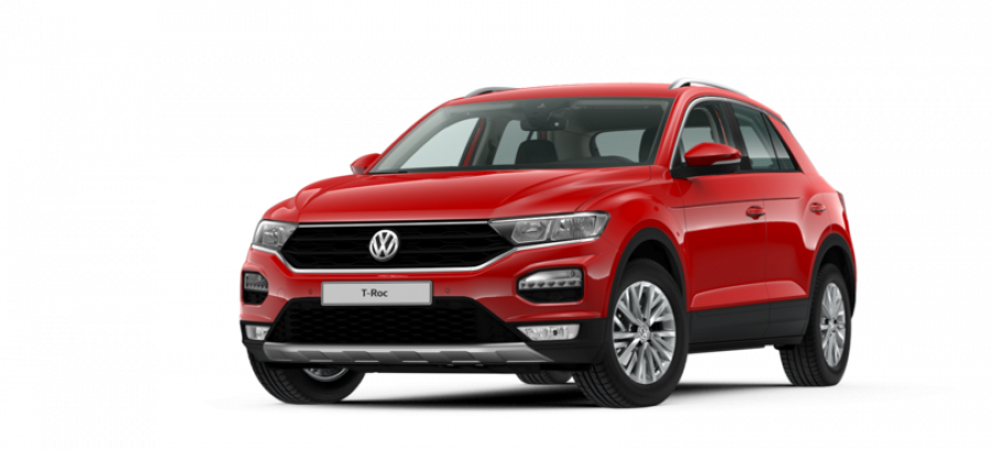 Volkswagen T-Roc, Design 1,0 TSI OPF 6G, barva červená