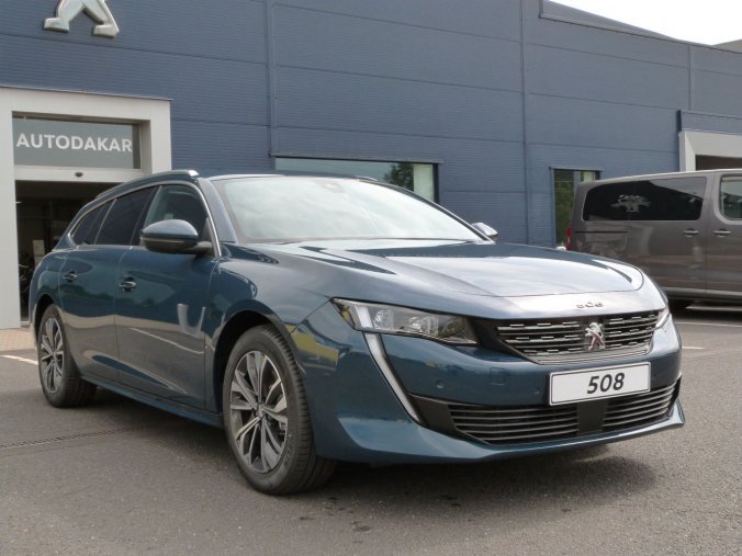 Peugeot 508, SW ALLURE BlueHDi 160 S&S EAT8, barva modrá