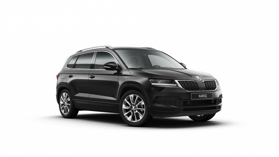 Škoda Karoq, 1,5 TSI 110 kW 6-stup. mech., barva černá