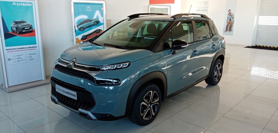 Citroën C3 Aircross, Citroën SUV C3 Aircross FEEL PACK 1,2PT 110k (5), barva zelená