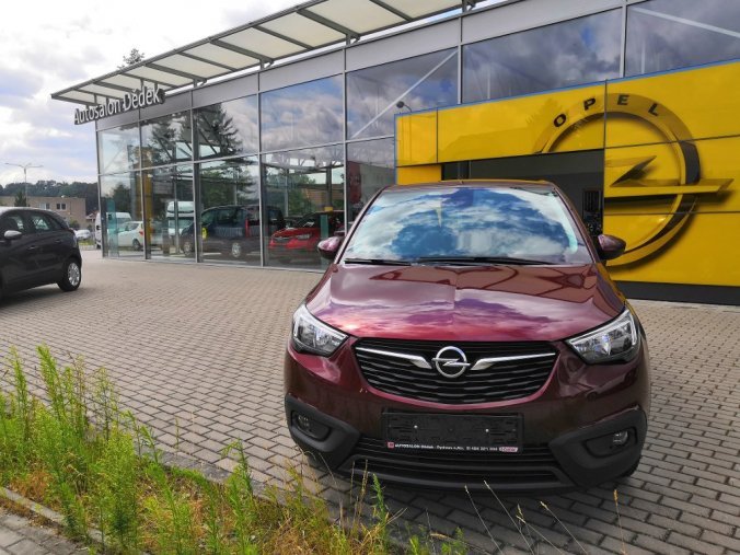 Opel Crossland X, SMILE 1,2 60kW MT5, barva vínová