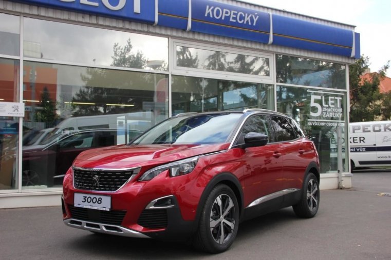 Peugeot 3008, ALLURE 1.5 BlueHDi 130 S&S MAN, barva červená