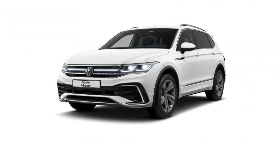 Volkswagen Tiguan Allspace, Allspace R-Line 1,5 TSI 110 kW EVO 7DSG, barva bílá