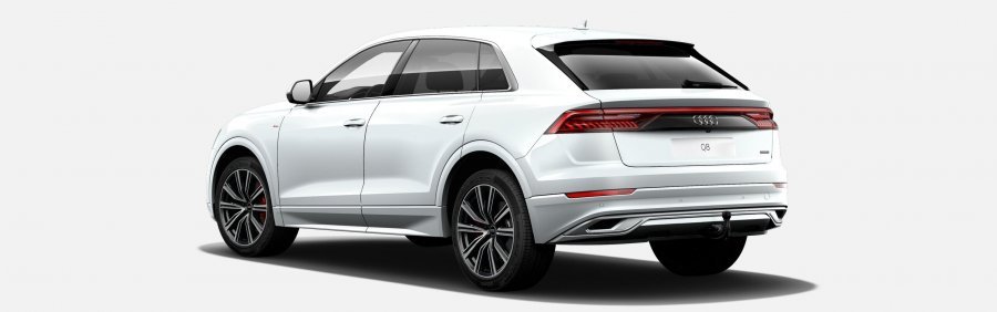 Audi Q8, Q8 50 TDI quattro, barva bílá