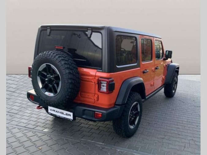 Jeep Wrangler, 2.2 CRD Rubicon 8ATX, barva oranžová