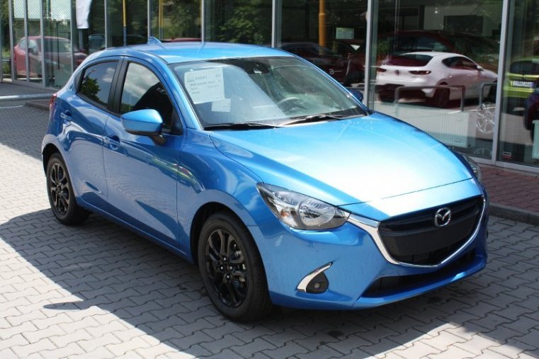 Mazda 2, SKYACTIV-G, barva modrá