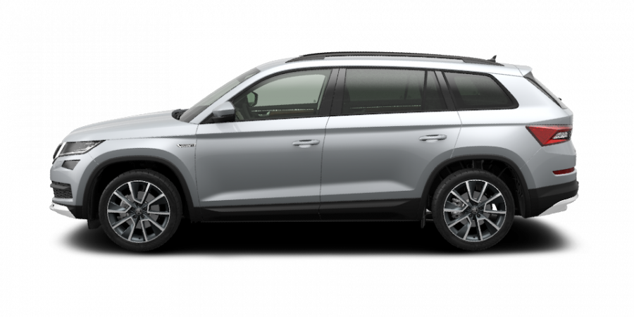 Škoda Kodiaq, 2,0 TDI 140 kW 7-stup. automat. 4x4, barva stříbrná