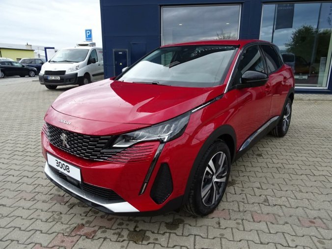 Peugeot 3008, Peugeot 3008 ALLURE PACK 1.2  130k EAT8, barva červená