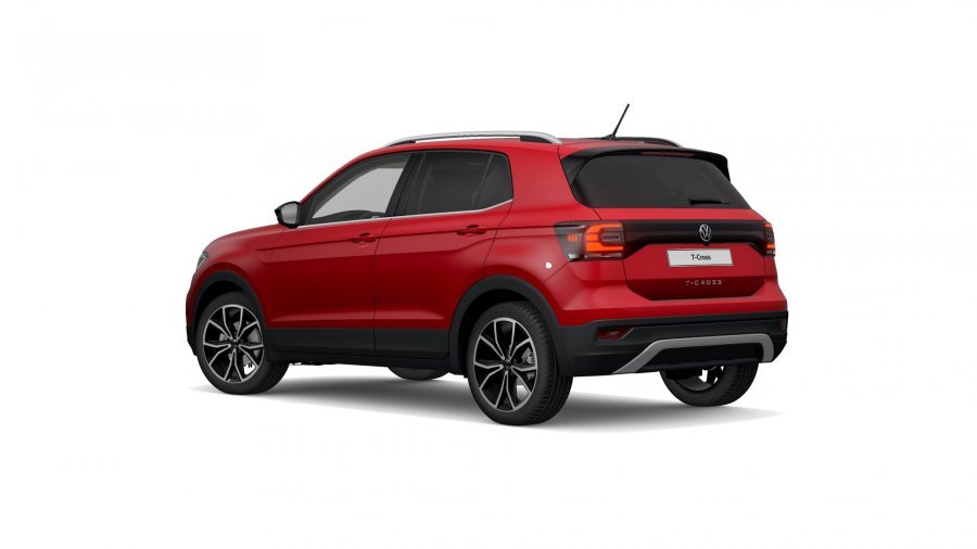 Volkswagen T-Cross, T-Cross Style 1,5 TSI 110 kW 7DSG, barva červená