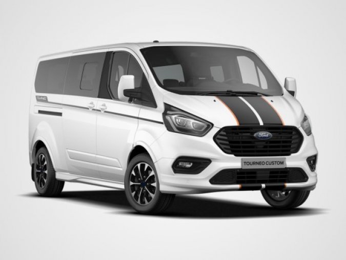 Ford Tourneo Custom, 2.0 EcoBlue, barva bílá