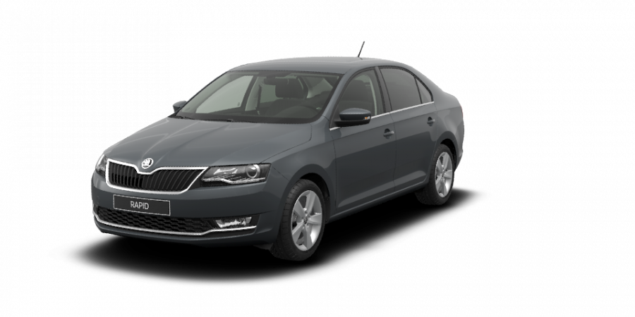 Škoda Rapid, 1,0 TSI 81 kW 6-stup. mech., barva šedá