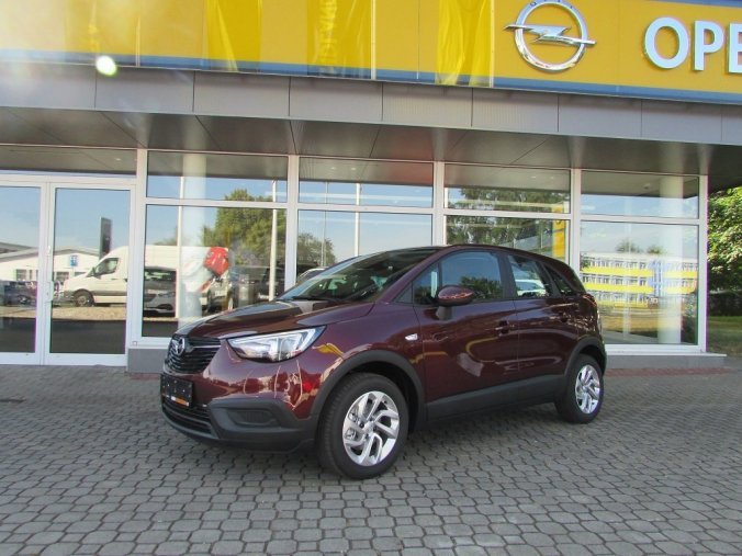 Opel Crossland X, Smile 1,2 TURBO 81kW MT6, barva vínová