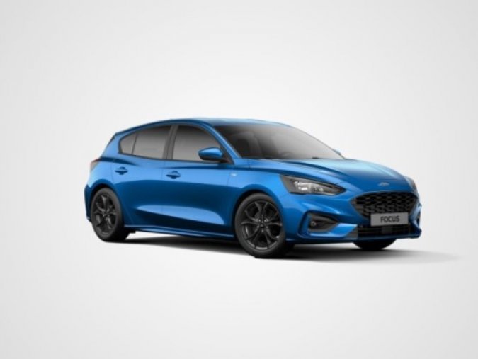 Ford Focus, 1.0 EcoBoost, barva modrá