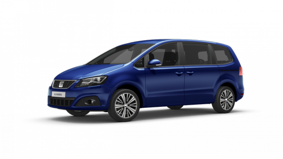 Seat Alhambra, Xcellence 2.0 TDI 177k 4WD DSG, barva modrá