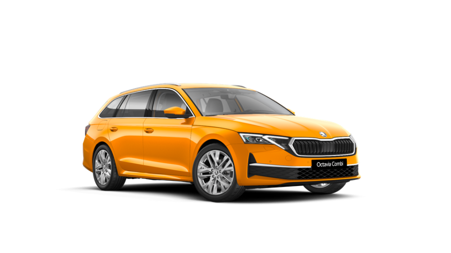 Škoda Octavia, 1,5 TSI m-HEV 110 kW 7-stup. automat., barva oranžová