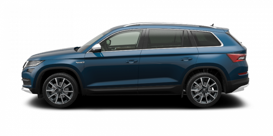 Škoda Kodiaq, 2,0 TDI 140 kW 7-stup. automat. 4x4, barva modrá