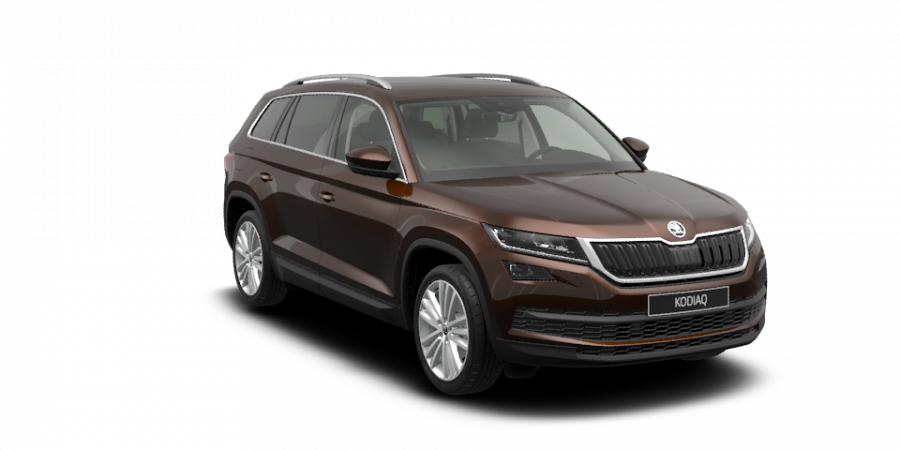 Škoda Kodiaq, 2,0 TSI 140 kW 7-stup. automat. 4x4, barva hnědá