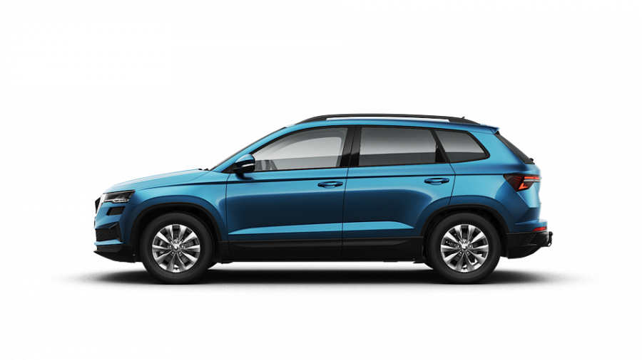 Škoda Karoq, 1,5 TSI 110 kW 6-stup. mech., barva modrá