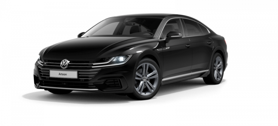 Volkswagen Arteon, R-line 2,0 TSI 7DSG, barva černá